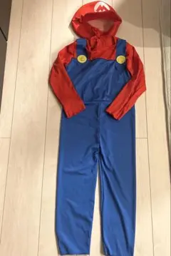 マリオ風　コスプレ　キッズ　M 125-135㎝　ハロウィン