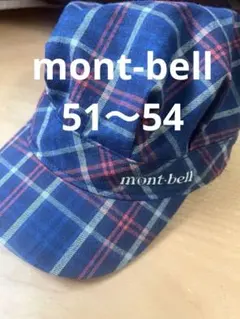 mont-bell キッズ チェック柄 ワークキャップのサムネイル