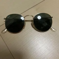 Ray-Ban ゴールドラウンドサングラス