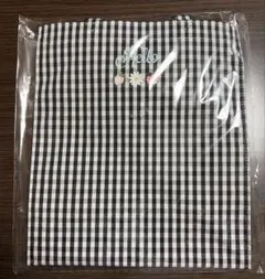 elu フルールトート（square） gingham check ブラック - メルカリ