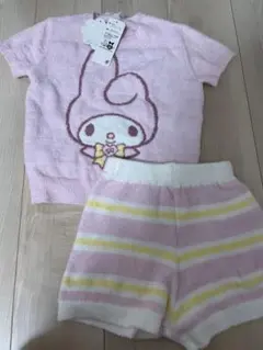 ベビー　キッズ　バースデイ　半袖パジャマ　マイメロ　サンリオ110