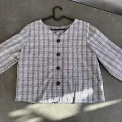 INGNI チェックシャツ フリル