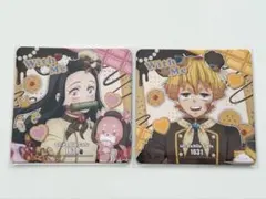 鬼滅の刃 バレンタイン＆ホワイトデー コースター 我妻善逸 竈門禰豆子 2点