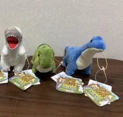 恐竜時代 ネイチャー ぬいぐるみ 3体セット（タグ付き）