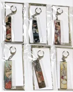 6点セット ONE PIECE メタルキーホルダーコレクション