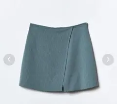 REDYAZEL ラメストライプラップミニスカパン