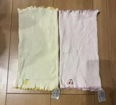 コットン腹巻き2枚セット（レモン・チェリー）
