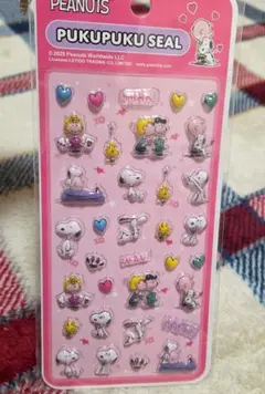 新品★PEANUTS PUKUPUKU SEAL スヌーピー シール