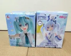 開かれた窓のセカイの初音ミク 雪ミク10周年ver.フィギュア2個セット