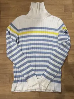 Callaway ストライプ タートルネックセーター