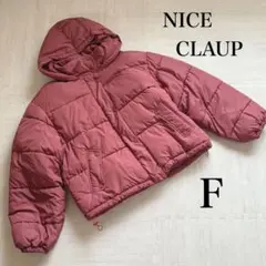NICE CLAUP ダウン　ジャケット　フリーサイズ　防寒　アウター