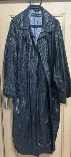 ISSEY MIYAKE MEN 80s 筆タグ ダブル ロング トレンチコート - メルカリ