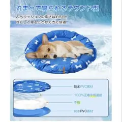 ペット 熱中症対策　ひんやりマット 犬猫用 冷却ジェルマット ７０✖️７０　夏用のサムネイル