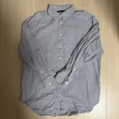 ZARA ストライプ 長袖シャツ Lサイズ
