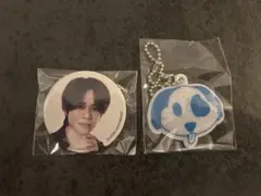 INI XQUARE 藤牧京介　カプセルトイ　缶バッジ　キーホルダー　2点