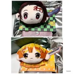 炭治郎　善逸　ぬいぐるみ付きバッジ　無限城　鬼滅の刃　中国限定　ぬい　マスコット