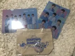 なにわ男子　ローソンコラボトートバック(缶バッチ付き）&クリアファイル