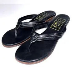 極美品❣️ISLAND SLIPPER サンダル ウエッジソール 本革 25.5のサムネイル