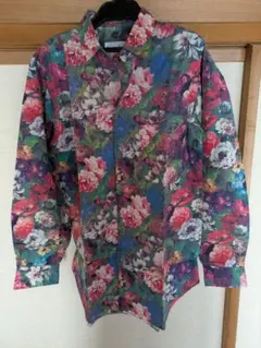 No.147 伊太利屋 テーラードジャケット 花柄 パープル - メルカリ