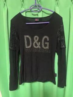 DOLCE&GABBANA スタッズ付き ロングTシャツのサムネイル