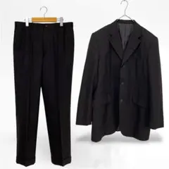 【タケオキクチ】セットアップ　スーツ【4】ウール混　大きいサイズ　ジャケット　茶