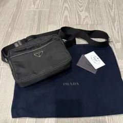 正規店購入　PRADA ナイロン ショルダーバッグ 三角ロゴ ギャランティ付き
