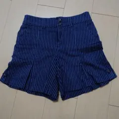 adidas ネイビー ストライプ ショートパンツ Mサイズ