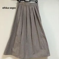 「3月末まで」最終値下げエヘカソポ　チェックスカート　フリー