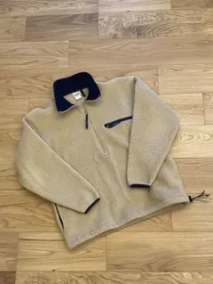 L.L.Bean フリース ハーフジップ ベージュ