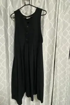 SHEIN ジャンパーロングスカート ブラック