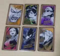 僕のヒーローアカデミア　ヒロアカ　原画展　箔押しクリアカード