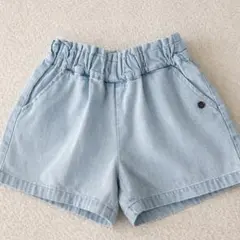 après les cours デニムショートパンツ 100cm ハート