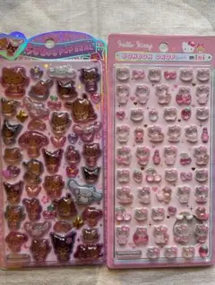 ボンボンドロップシール　ミニピンクキティ　うるちゅるポップシール　サンリオ