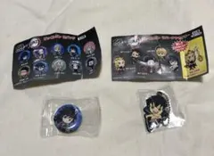 鬼滅の刃とくら寿司のコラボ　ビッくらポン 缶バッジ・ラバーアクセサリー