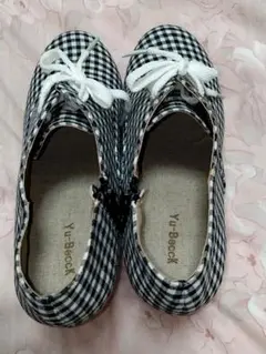 ☆チェック柄ブーティ新品未使用品☆