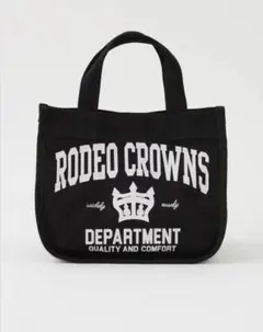 RODEO CROWNS エコミニトートバッグ ブラック