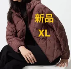 新品　ユニクロ　UNIQLO　パフテックパーカー　ワイン　XLサイズ