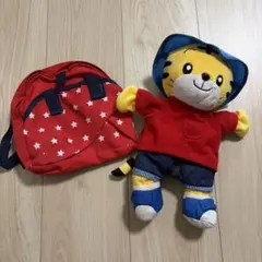 こどもちゃれんじ　しまじろうぬいぐるみ&リュック&帽子