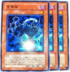 早い者勝ち！　大人気！　遊戯王　金華猫　TDGS　ノーマル　3枚セット　初版統一