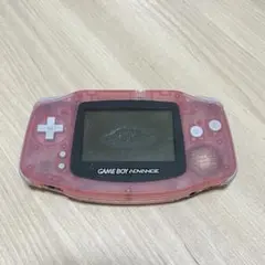 ニンテンドー ゲームボーイアドバンス本体 クリアピンク ジャンク品
