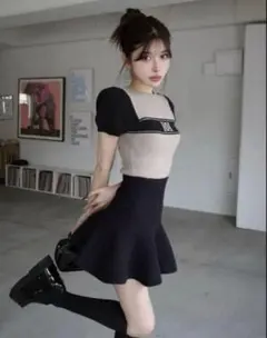 Darich♡ハイウエストニットミニスカート