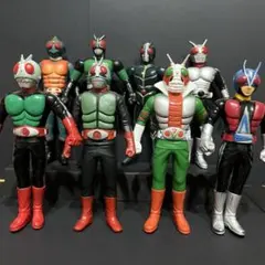 仮面ライダーシリーズ ソフビ 8体セット