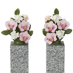 カレンヌ　墓花（Ｌ）胡蝶蘭　ピンク　1対（2個）のサムネイル