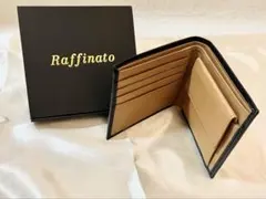 ラッフィナート✨二つ折り 財布 メンズ 本革 軽量 小銭入れ レザー