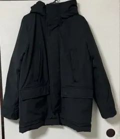 GAP ブラック　コート　ジャケット M フード付き