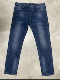 新品未使用！タグ付き。ダークブルースキニーデニムパンツ　36サイズ藍色