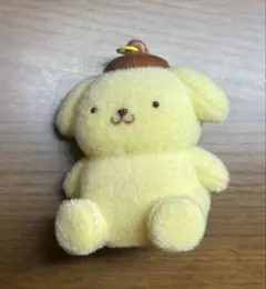 サンリオ フロッキーマスコットホルダー ポムポムプリン　キーホルダー