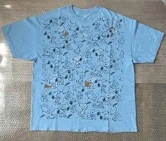 PEANUTS 00s ヴィンテージ Tシャツ SNOOPY 半袖 総柄