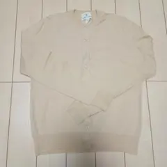 【組曲】ウール100%　ベージュ カーディガン 羽織り 長袖