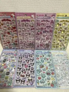 【新品国内正規品】ボンボンドロップシール　サンリオ第二弾　８枚コンプリートセット